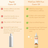 Wishcare 100% Pure Cold Pressed & Natural Hair & Skin Oil with Castor (200ml)