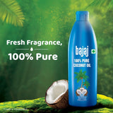 Bajaj Coconut 100% Pure Coconut Hair Oil (600ml)