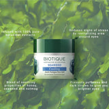 Biotique Seaweed Revitalizing Anti Fatigue Eye Gel | Contains Wild Seaweed, Nutmeg, & Honey | Reduces Dark Circle and Puffiness | Suitable for All Skin Types | 15gm