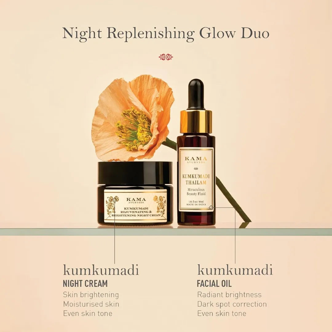 Kama Ayurveda Kumkumadi Thailam Miraculous Beauty Fluid Ayurvedic Night Serum (Facial Oil) (30ml)