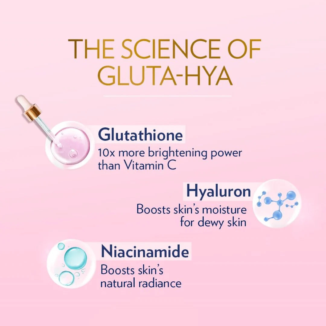 Vaseline Gluta-Hya Dewy Radiance, 200ml, Serum-In-Lotion, Boosted With GlutaGlow, for Visibly Brighter Skin from 1st Use