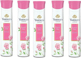 Yardley London English Rose 150ML Each (Pack of 5) Body Spray - For Women (750 ml, Pack of 5)