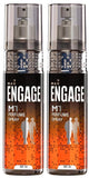 Engage M1 Perfume Spray For Men, Citrus and Woody, Skin Friendly, 120ml (Pack of 2)