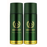 Denver Hamilton Deodorant For Men (165ml) (Pack of 2)