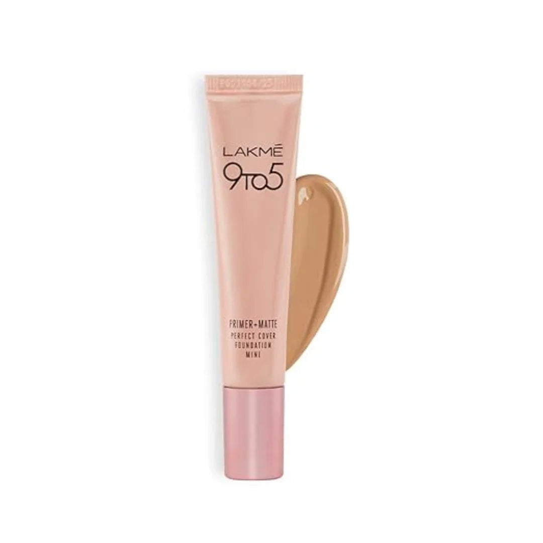 Lakme 9 To 5 Primer + Matte Mini Foundation - Cool Ivory (15ml).