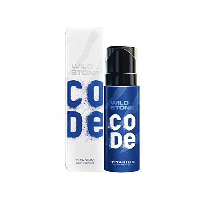 Wild Stone Code Titanium Body Perfume For Men, 120ml