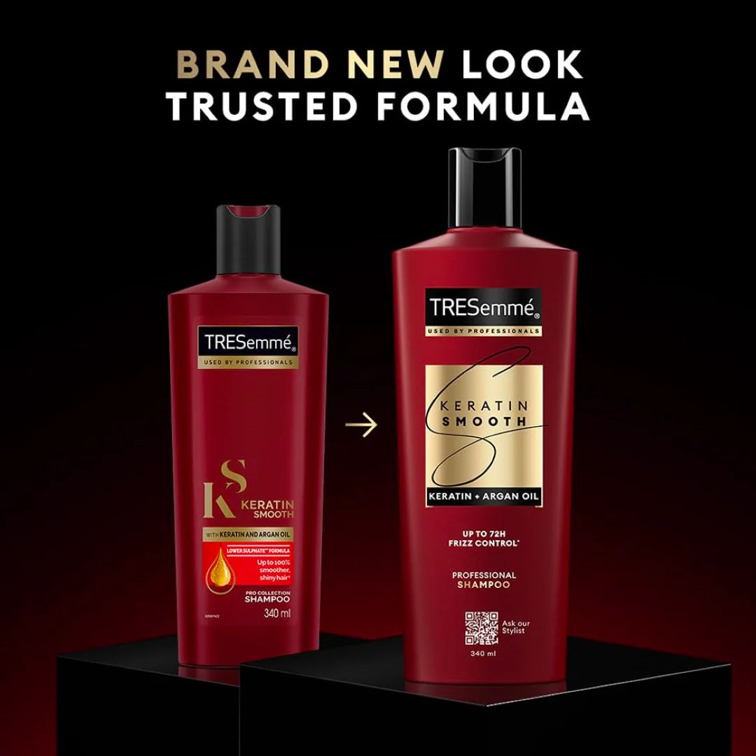 Tresemme Keratin Smooth, Shampoo, 1L, for Straighter, Shinier Hair