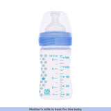 Chicco Well-Being 150 ml Feeding Bottle, Advanced Anti-Colic System, BPA Free, Hygienic Silicone Teat (Blue)