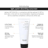 Minimalist Light Fluid Sunscreen SPF 50 PA++++ | Clinically Tested in US (In-Vivo) | No White Cast | Broad Spectrum | Lightweight, Water & Sweat Resistant | For Women & Men | 50ml