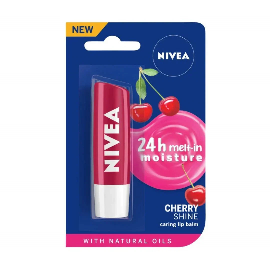 Nivea The Very Berry Combo - Berry Blossom Moisturiser 200ml & Strawberry Lip Balm 4.8g