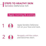 Bioderma Sensibio Defensive Rich Active Anti-Pollution Cream - Hydration/Moisturisation 12h Nutrition, 40ml