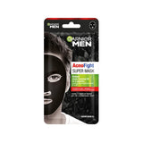 Garnier Men Acno Fight XL Tissue Mask Men, 5X Salicylic Acid and Charcoal Powder, Fight Pimple causing Germs in 5 min, Suitable for all Skin types, 22g