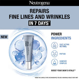 Neutrogena Visible Repair Retinol Day & Night Eye Cream: Boosts Collagen for Anti-Ageing & Fine Lines 15g