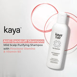 Kaya Clinic Anti Dandruff Shampoo, 200ml Mild Scalp Purifying Shampoo with Vitamin B5 & Seaweed Extracts