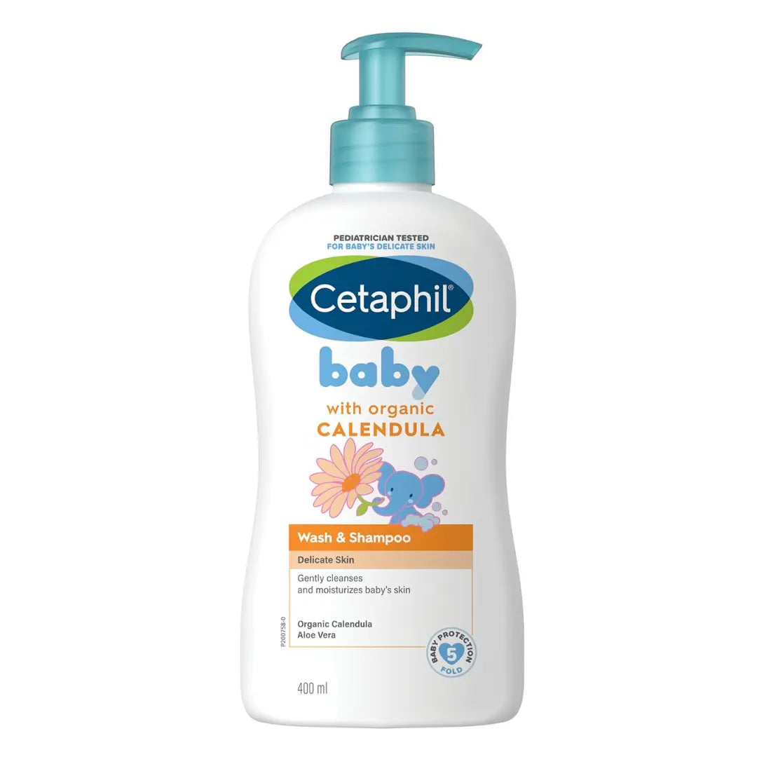 Cetaphil Baby Wash & Shampoo with Organic Calendula (400ml)