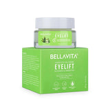 Bella Vita Organic EyeLift Hydrating Natural Under Eye Cream Gel for Dark Circles, Puffy Eyes, Wrinkles & Removal of Fine Lines for Women & Men (20gm)