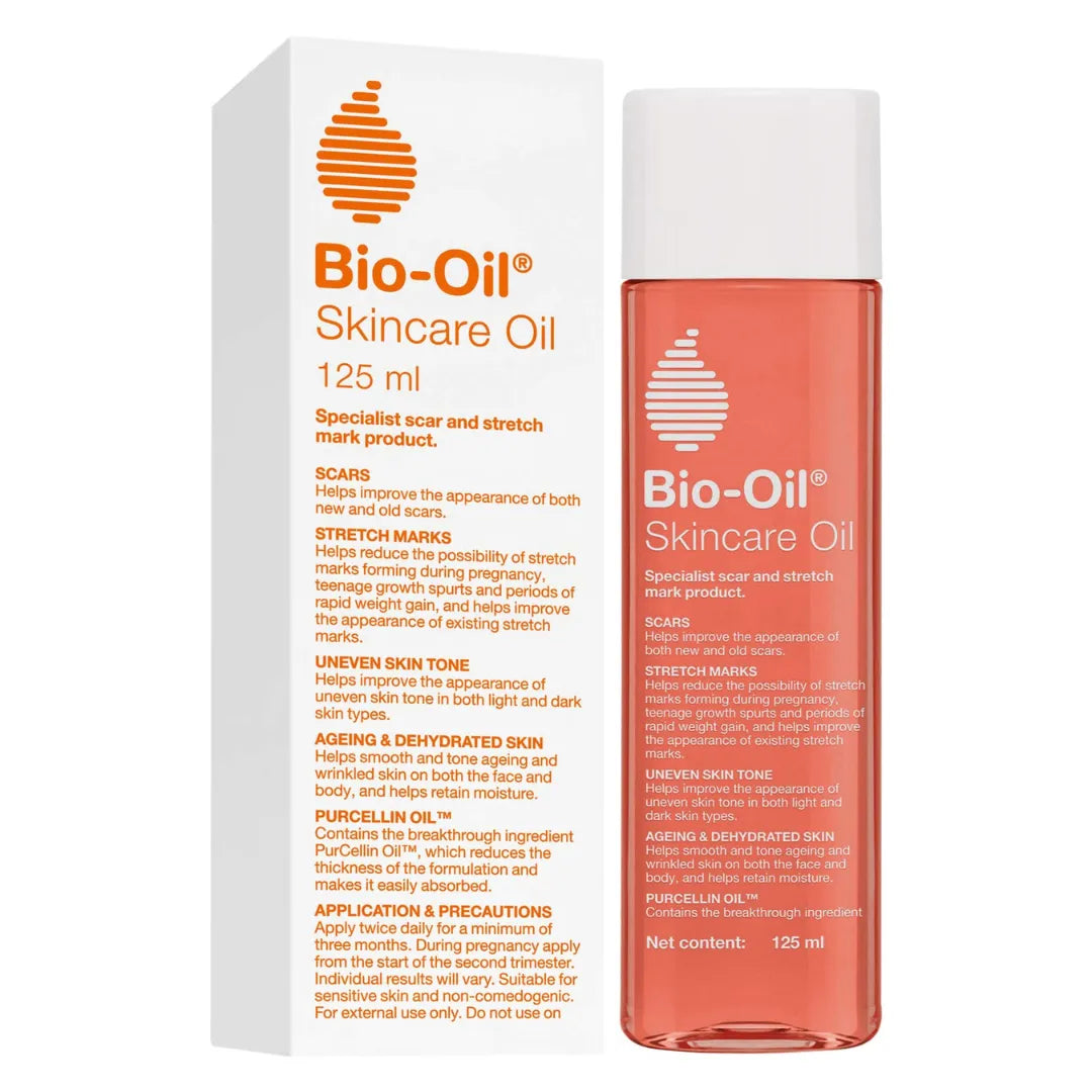 Bio-Oil Original Skincare Oil suitable for Stretch Marks | Scar Removal | Uneven Skin Tone | Vitamin E | All Skin Types | 125ml