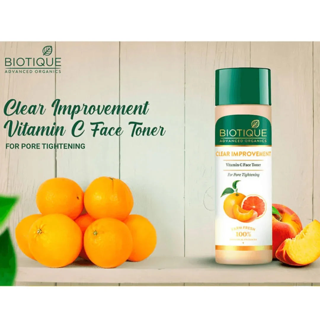 Biotique Clear  Improvenment Vitamin C Face Toner (120ml)