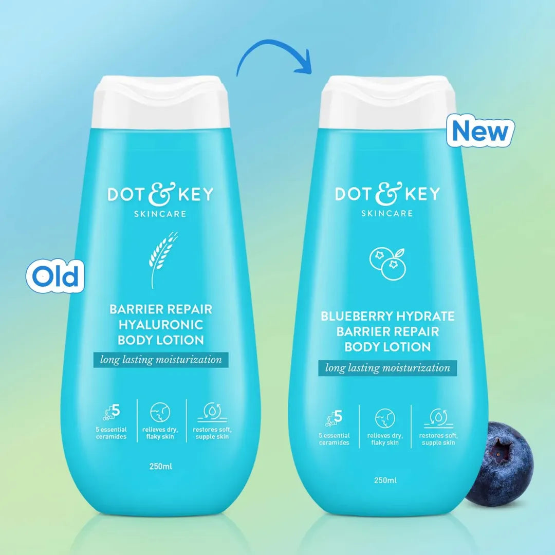 Dot & Key Blueberry Hydrate Barrier Repair Hyaluronic Body Lotion for Deep Nourishing & Long Lasting Moisturization (250ml)