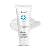 Kaya Clinic Brightening Beads Cleanser with AHA, Niacinamide, Vitamin E, Daily Use Exfoliating & Brightening Face Wash, Hydrating Cleanser for All Skin Types, 100ml