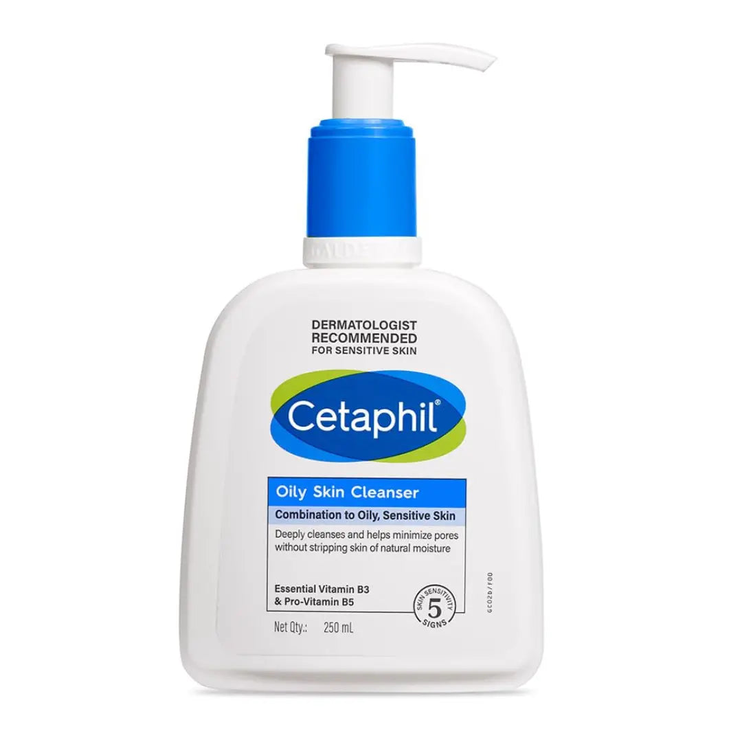 Cetaphil Oily Skin Cleanser, Daily Face Wash For Oily, Acne Prone Skin, Gentle Foaming, 250Ml