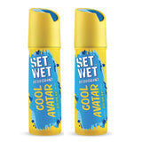 Set Wet Cool Avatar Deodorant For Men - 150ml (Pack of 2)