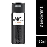 David Beckham Classic Deodorant Spray (New) 150ml, (Model: Skin Care Products, Clear, Male)