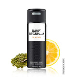 David Beckham Classic Deodorant Spray (New) 150ml, (Model: Skin Care Products, Clear, Male)