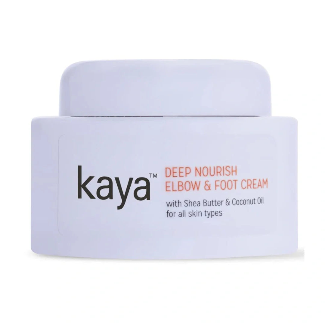 Kaya Clinic Deep Nourish Elbow & Foot Cream with Shea Butter & Coconut Oil for Cracked Heels and for All Skin Types (50ml)