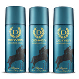 DENVER Phyton Sporting Club Deodorant -165ML | Long Lasting Deo for Men & Boys pack of 3