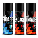 Engage Man Bodylicious Deodorant  two rush - one Mate (165ml) (Pack of 3)