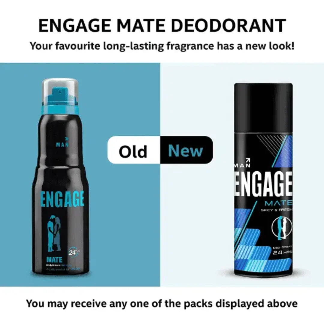 Engage Man Bodylicious Deodorant Spray - Mate (150ml) (Pack of 2)