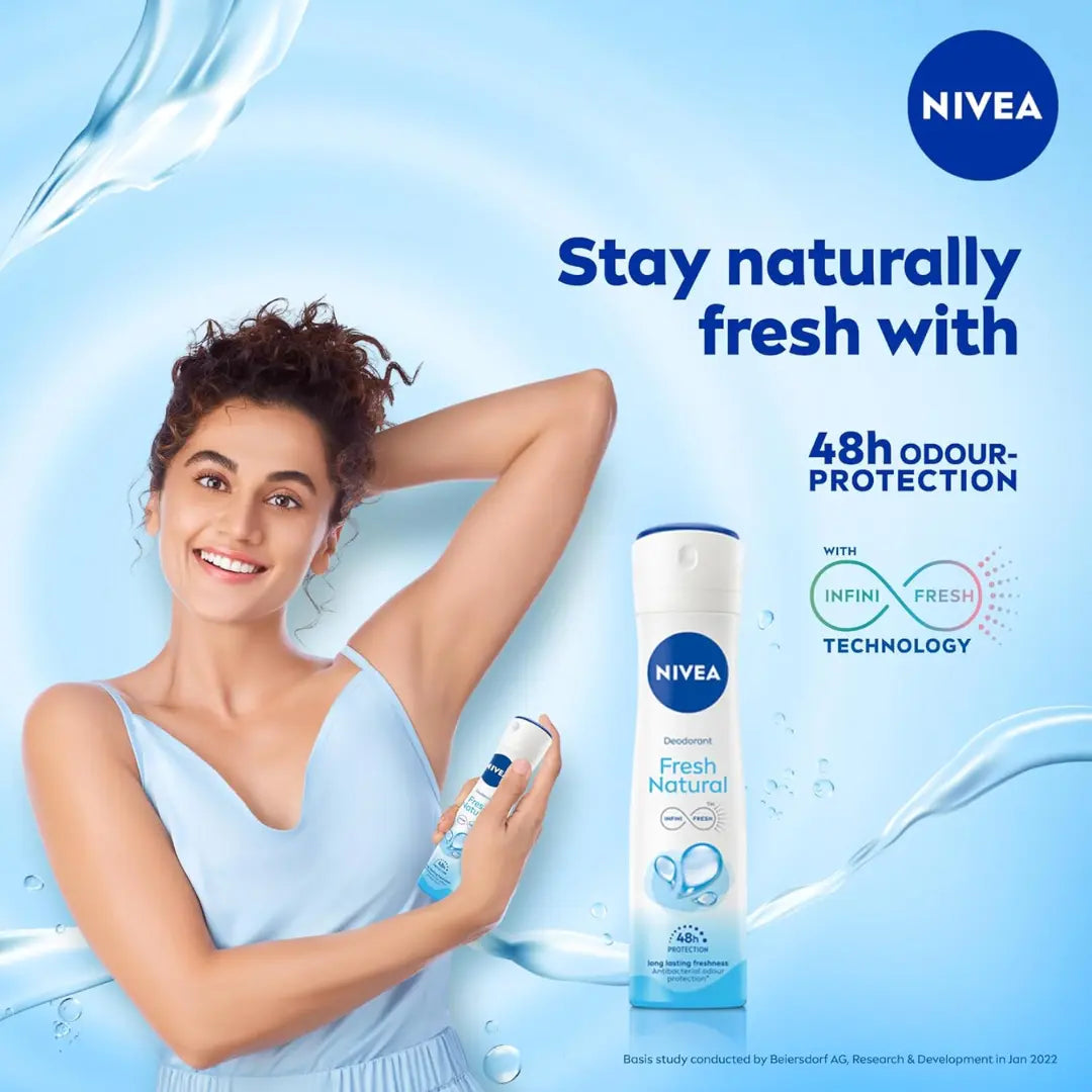 NIVEA  Fresh Natural Deodorant For Women - 150ml