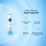 NIVEA  Fresh Natural Deodorant For Women - 150ml