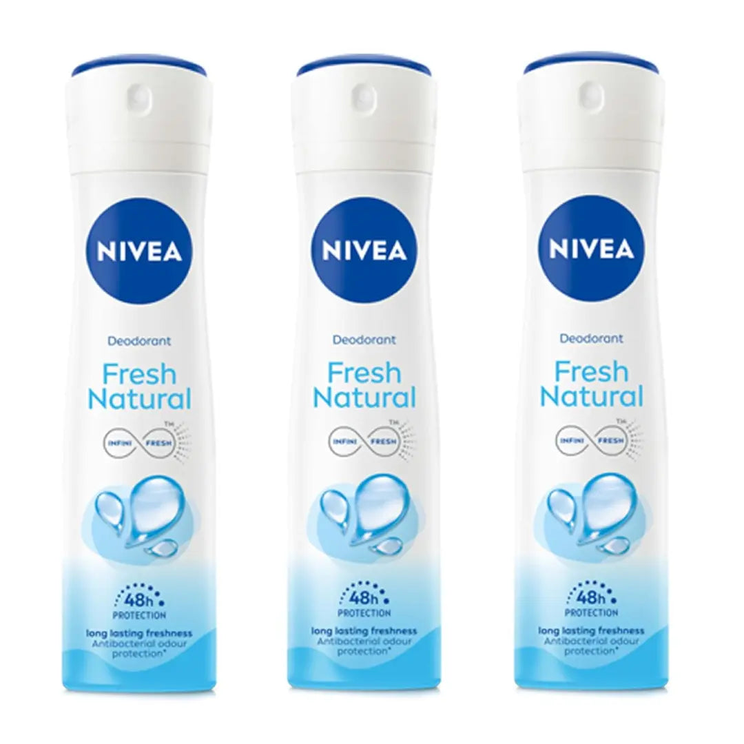 NIVEA  Fresh Natural Deodorant For Women-150ml (Pack of 3)