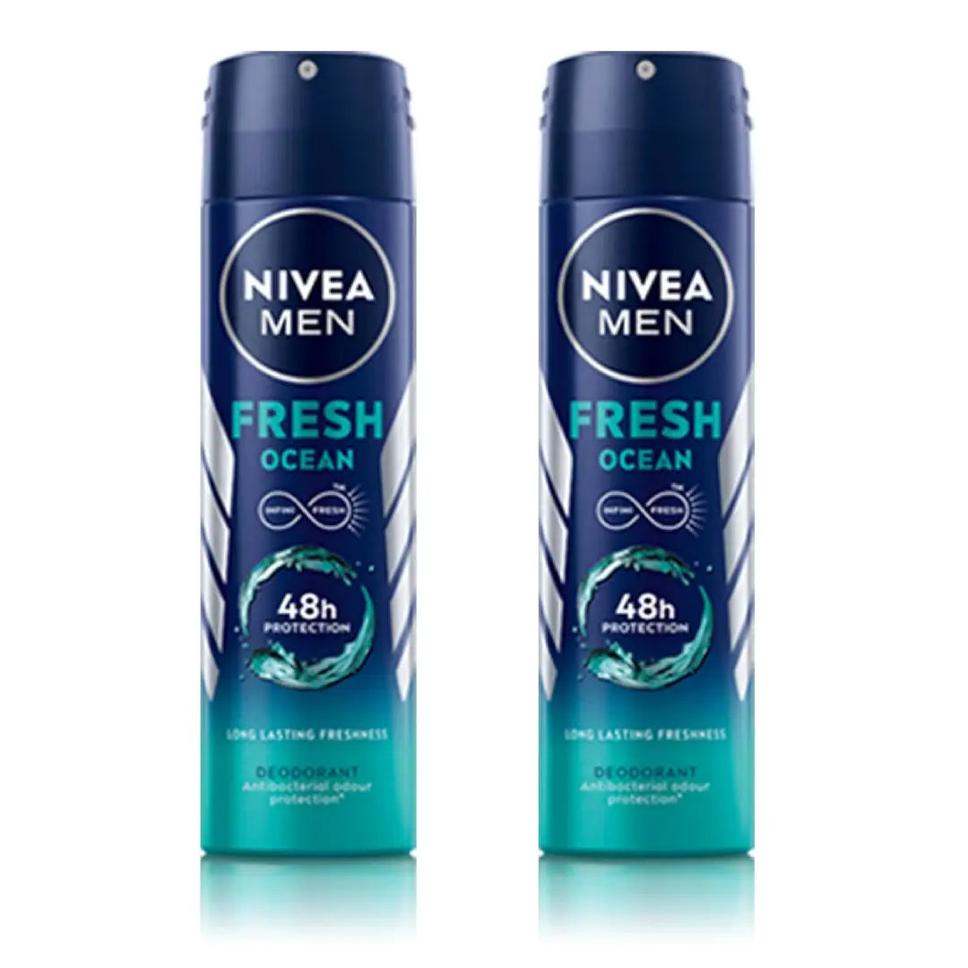 Nivea Fresh Ocean Deodorant For Men - 150ml (Pack of 2)