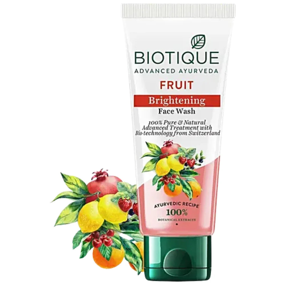 Biotique Fruit Brightening Face Wash Advanced Treatment 100% Pure & Natural (150ml)