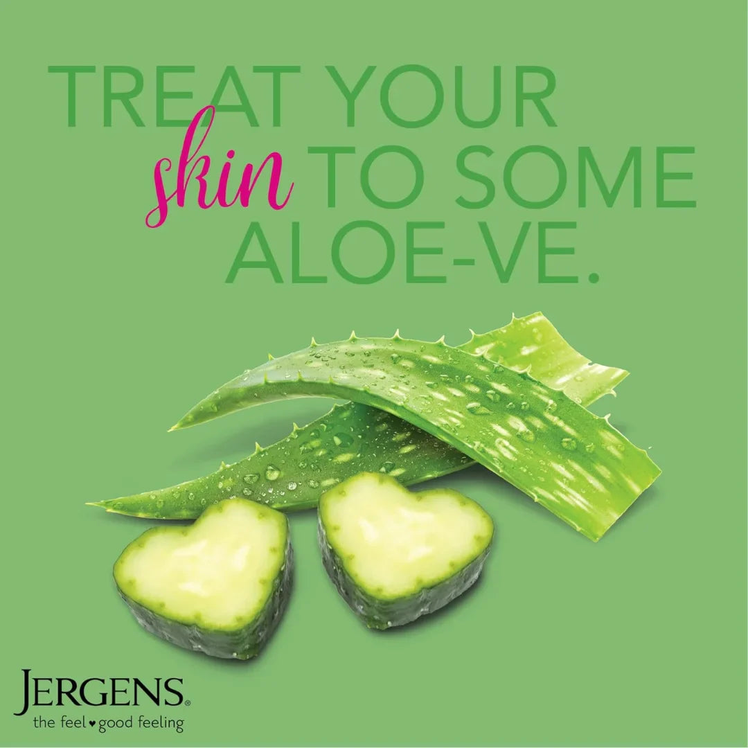 Jergens Soothing Aloe With Cucumber Extract & Aloe Vera Body Lotion (600ml)