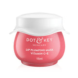 DOT & KEY Lip Plumping Mask With Shea Butter&Vitamin C + E For Naturally Glowing Lips (15ml)