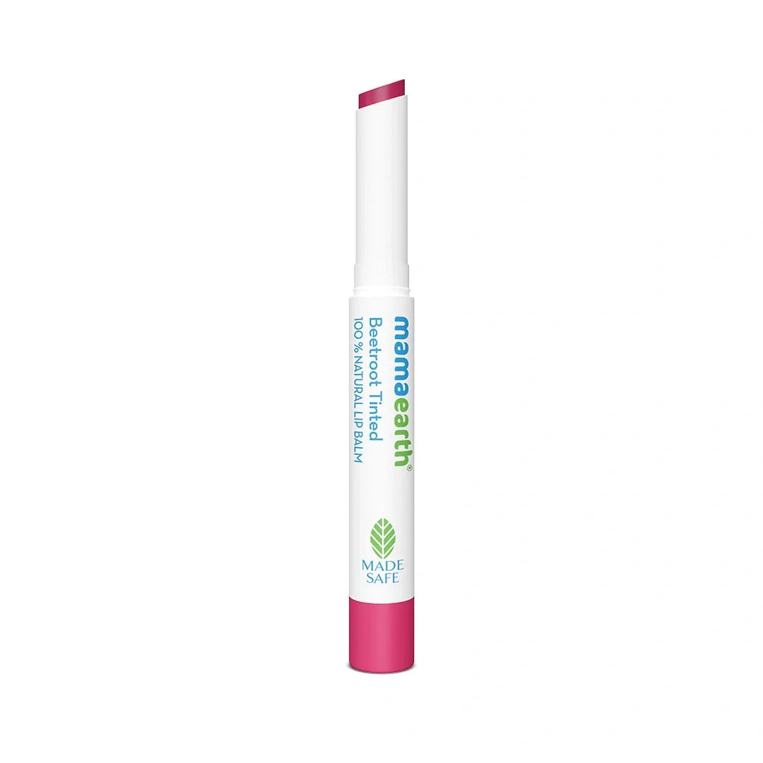 Mamaearth Beetroot Tinted 100% Natural Lip Balm with Beetroot & Beeswax - 2 g