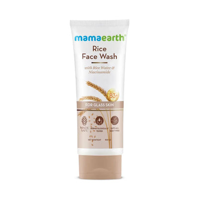 Mamaearth Rice Face Wash - With Rice Water & Niacinamide For Glass Skin (100ml)