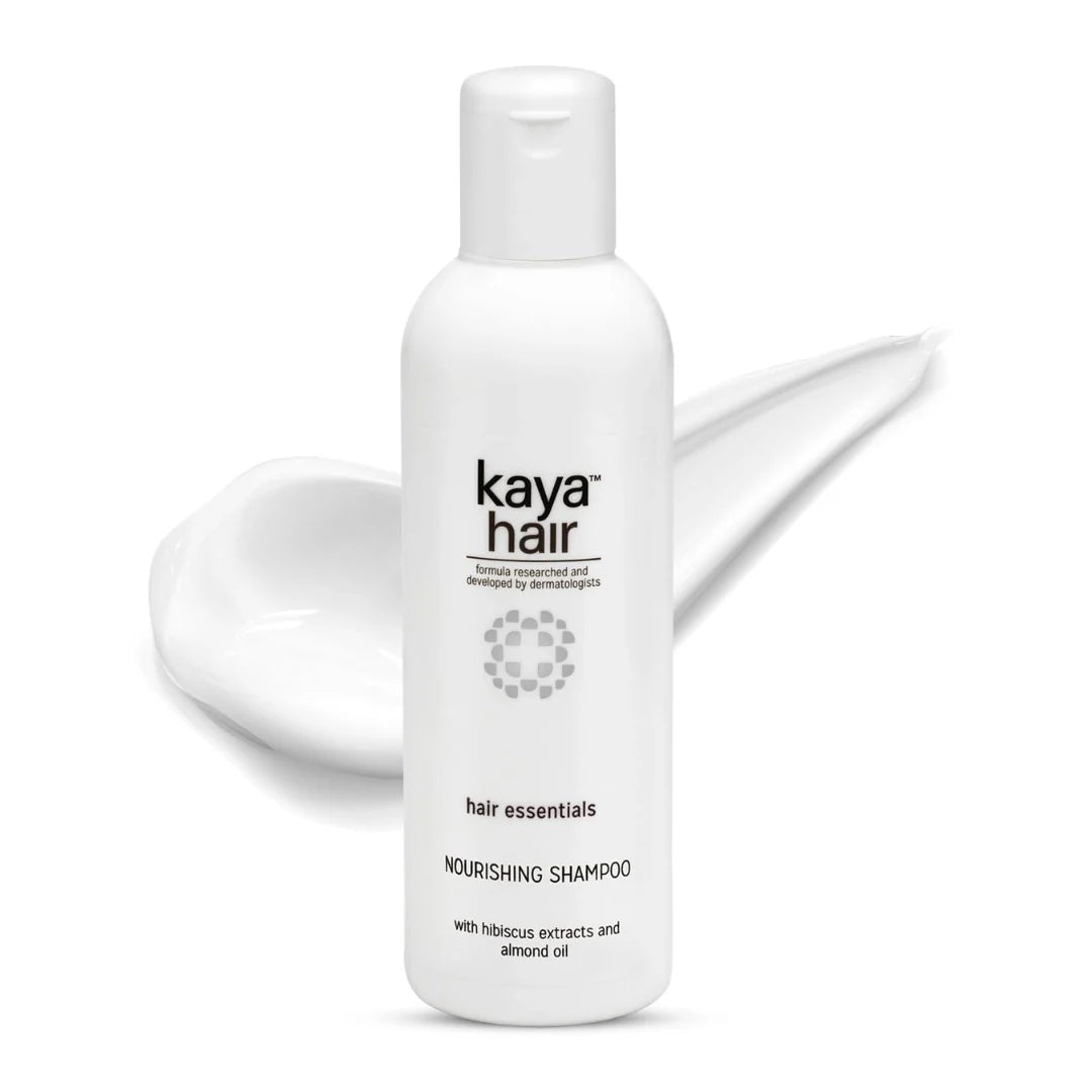 Kaya Clinic Hair Nourishing Shampoo, 200ml Contains Hibiscus Extracts & Almond Oil, Reduces Hair Breakage, Softer Hair