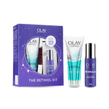 Olay Retinol Kit for Overnight Repair | Retinol Serum with Free Cleanser | Plumper, Younger looking Skin | 24h Hydration | Fragrance Free | Normal, Oily,Dry,Combination Skin | Paraben & Sulphate Free | Pack of 2