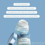 Pond's Hydra Light Hyaluronic Acid Hydrating Night Gel - Plumps Skin for 72 Hours (50gm)