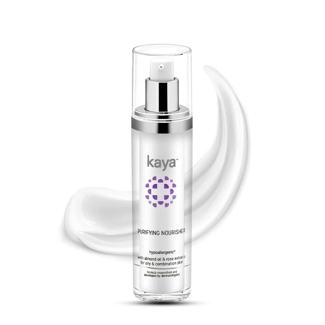 Kaya Acne Care Purifying Nourisher, Gentle/light/non-greasy daily Moisturizer for oily & pimple prone skin, (50ml)