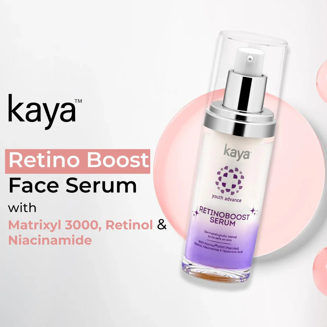 Kaya Clinic Retinoboost Face Serum, Anti-Ageing Face Serum, Fights Fine Lines & Wrinkles for All Skin Types, 30ml