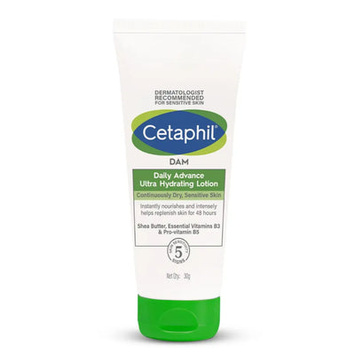 Cetaphil DAM Daily Advance Ultra Hydrating Lotion for Dry, Sensitive Skin| 30 g|