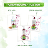 Mamaearth Onion Shampoo for Anti Hair Fall & Hair Growth with Onion Oil & Plant Keratin 400ml