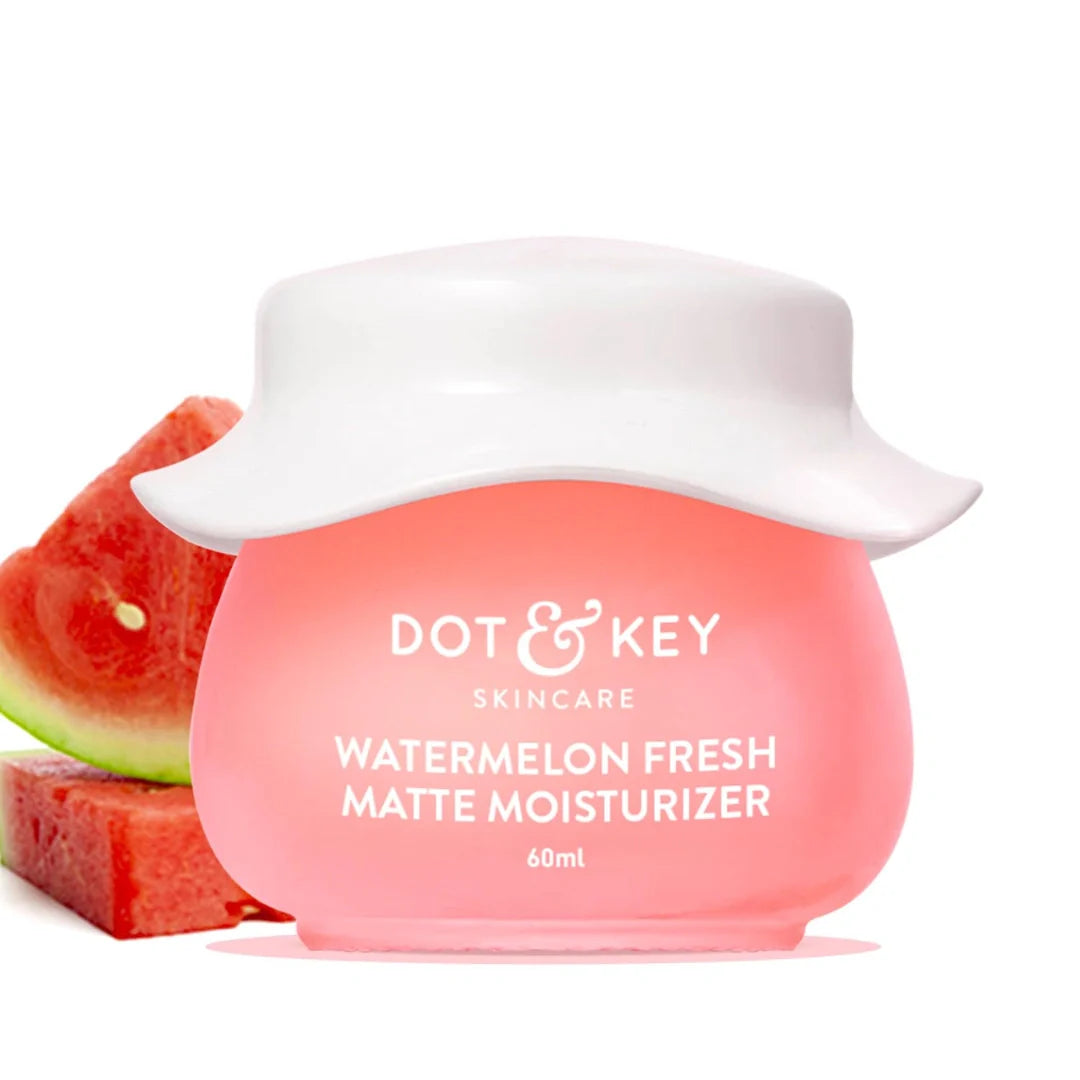 DOT & KEY Watermelon Fresh Matte Oil Free Moisturizer For Face With Watermelon Extracts (60ml)