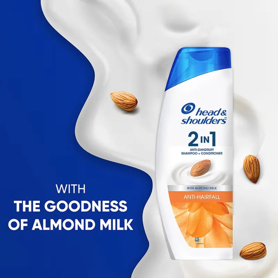 Head & Shoulders 2-in-1 Anti-hairfall Anti-dandruff Shampoo + Conditioner In One (340ml)